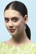 Green Oxidised Casual Danglers image number 1