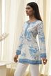 Off White Straight Short Kurta image number 2