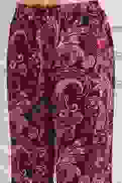 Brown Printed Straight Suit Set image number 2