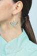 Turquoise Alloy Earrings image number 1