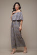 Pink LIVA Printed Jumpsuit image number 3