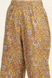 Blue Cotton Unstitched Suit Set image number 3