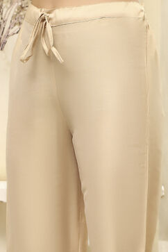 Pink Cotton Machine-Embroidered Unstitched Suit Set image number 3