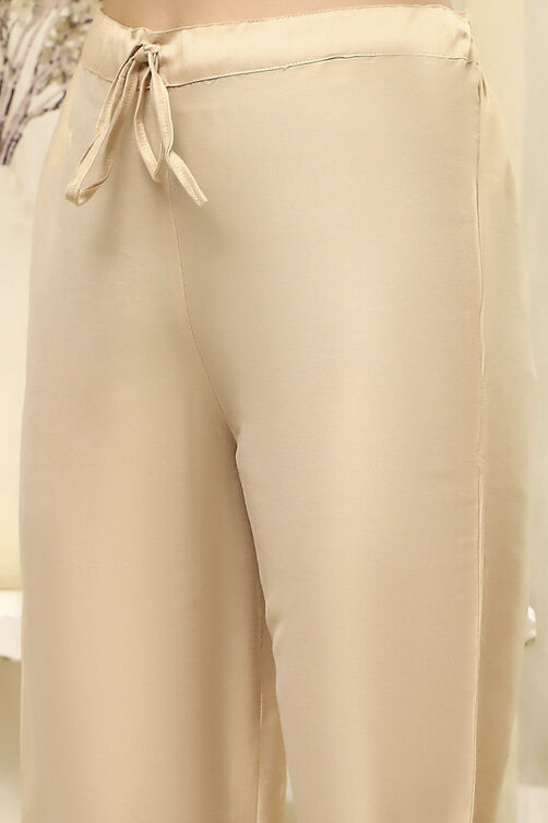 Pink Cotton Machine-Embroidered Unstitched Suit Set image number 3