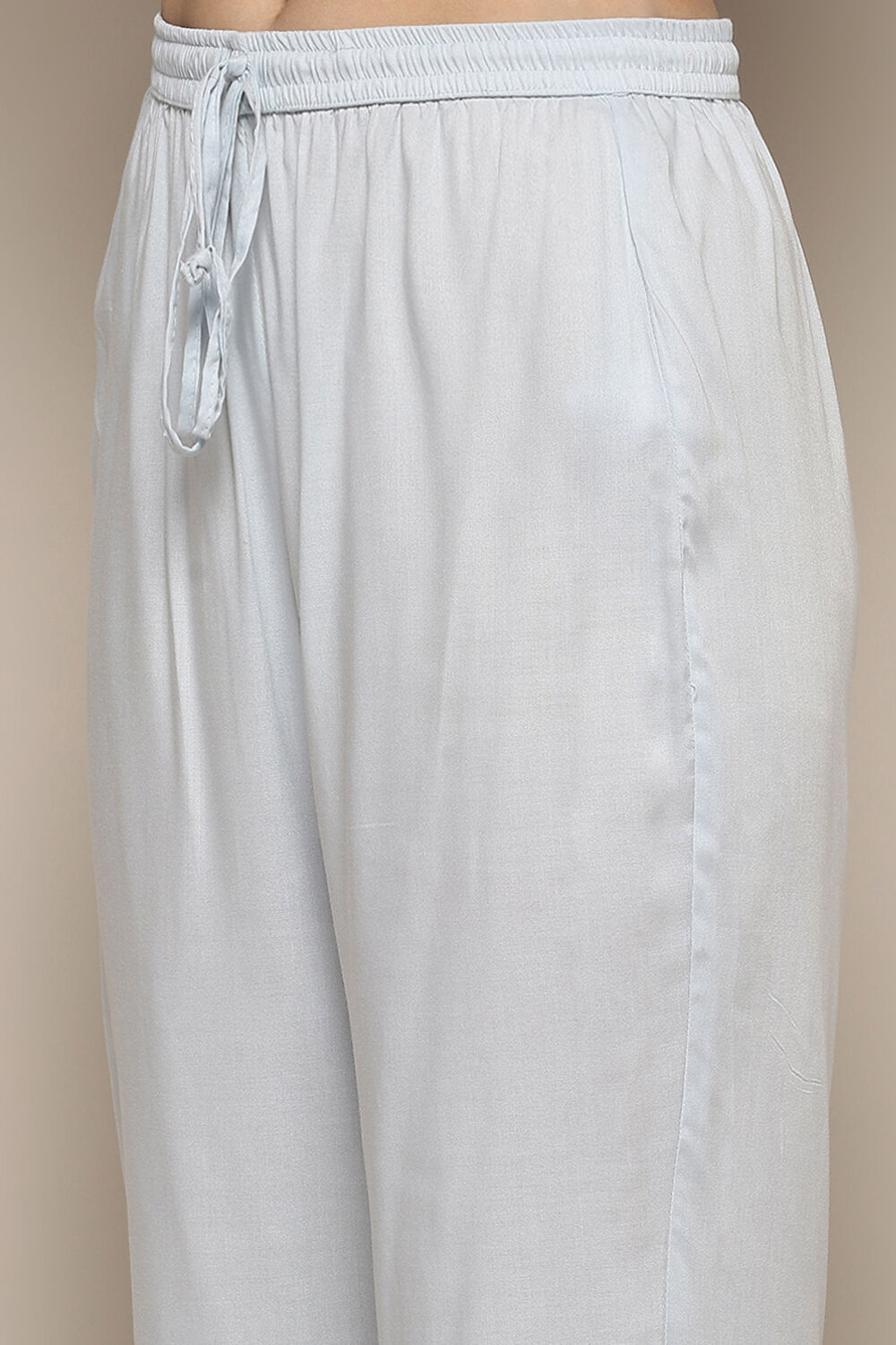 Pink Rayon Straight Suit Set image number 2