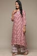 White & Blue Rayon Straight Kurta Palazzo Suit Set image number 3