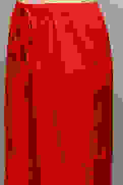 Red Polyester Straight Suit Set image number 2