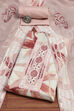 Pink Cotton Printed Floral Unstitched Suit Set image number 0