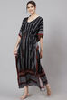 Black Straight Cotton Printed Sleepwear image number 3