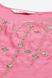 Black Art Silk Kurta image number 1