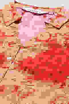 Red Rayon Straight Printed Shirt image number 1