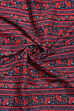 Blue Viscose Muslin Screen Print Unstitched Suit Set image number 2