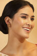 Gold Plated Brass Stud Earrings image number 3