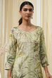 Pink Modal Floral Printed Straight Kurta Set image number 2