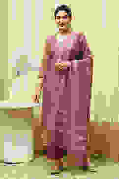 Coral Tissue Jamdani Unstitched Suit Set image number 7