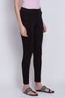 Yellow Viscose & Lycra Leggings image number 3