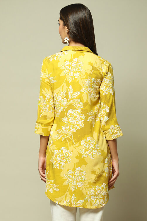 Teal LIVA Printed Shirt image number 4