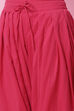 White And Blue Cotton A-Line Kurta Salwar Pant Suit Set image number 2