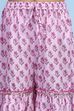 Pink Cotton Printed Straight Suit Set image number 2