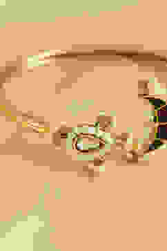 Red Brass Bracelet image number 2