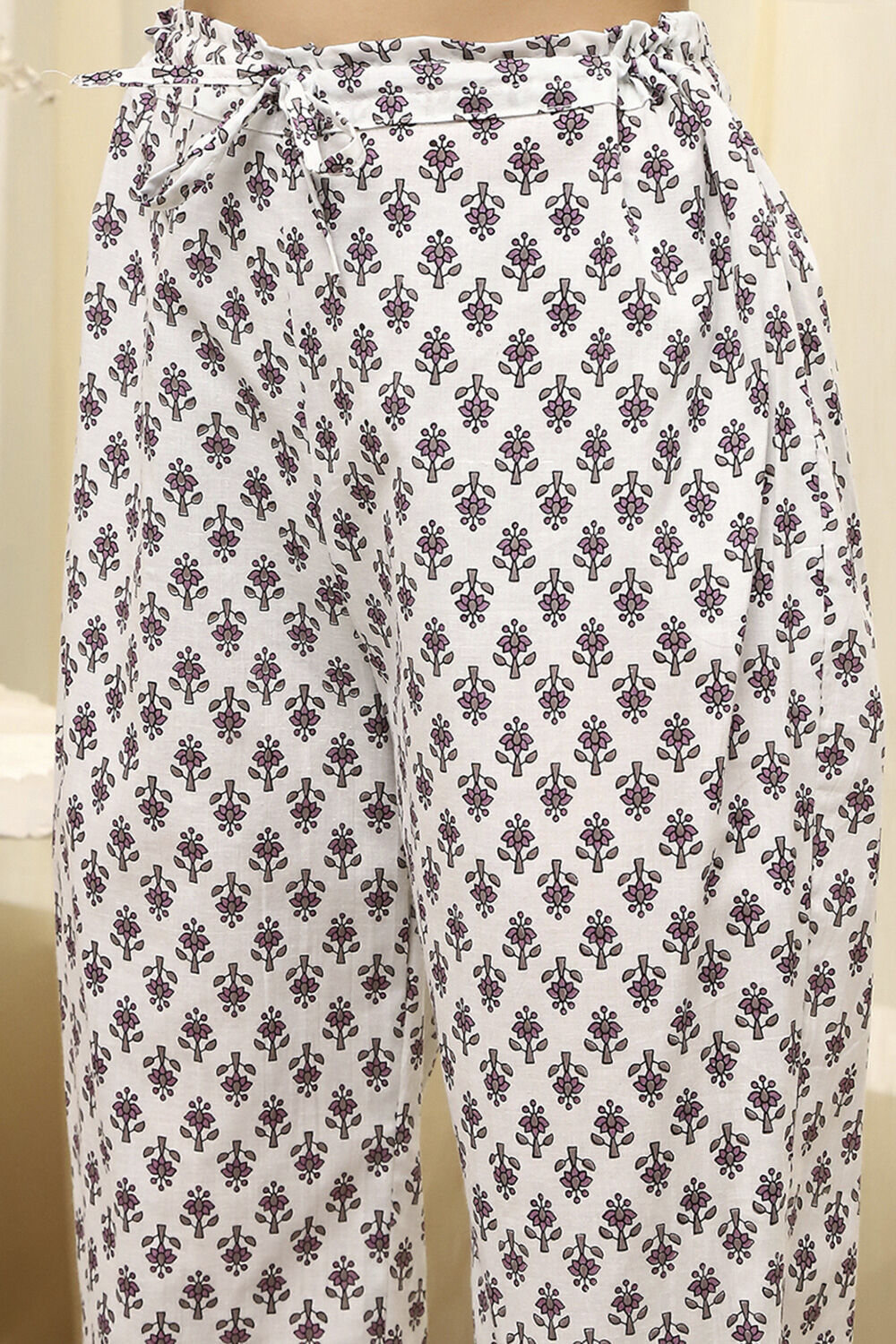 Assorted Cotton Hand Block Print Unstitched Suit Set image number 3