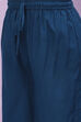 Black Rayon Flared Printed kurta Set image number 5