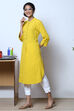 White Cotton Yarndyed Kurta image number 4