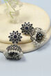 Navy Brass Jhumka image number 0