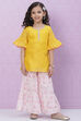 Red Art Silk Straight Top image number 0