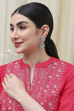 Mint Green Alloy Drop & Danglers image number 3
