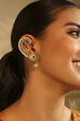 Multicolour Oxidised Brass Ear Cuff  image number 1
