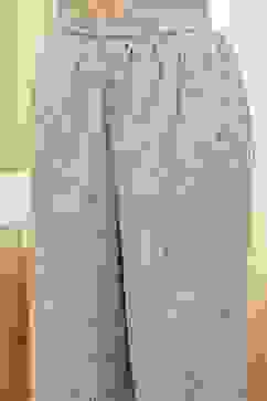 Beige and Green Cotton Angrakha Anarkali Kurta Set image number 2