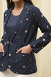 Navy Cotton Straight Yarndyed 3 Piece Set image number 1