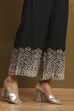 Black Printed Fusion Co-ord Set image number 8