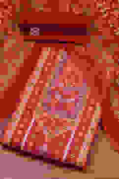 Red Cotton Digital Print Unstitched Suit Set image number 0