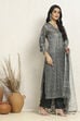 Maroon Cotton Printed Unstitched Suit Set image number 6