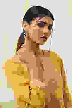 Oxidised Gold Brass Jhumka image number 3