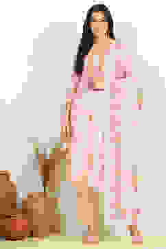 Off White Chanderi Machine Embroidered Unstitched Suit Set image number 7