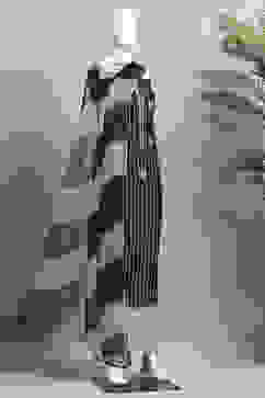 Black Modal Unstitched Suit Set image number 4