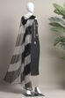 Black Modal Unstitched Suit Set image number 4