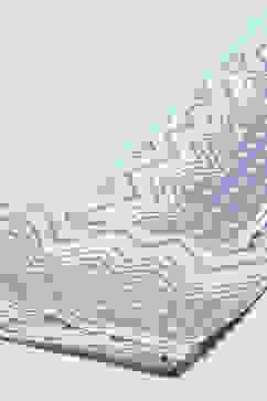 Aqua Blue Cotton Gathered Suit Set image number 3