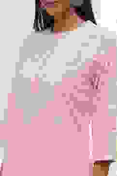 Pink Cotton Yarn Dyed Short Kurta image number 1