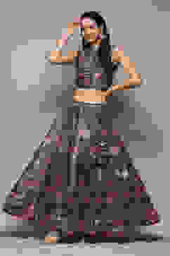 Green Polyester Printed 2 Piece Set image number 0