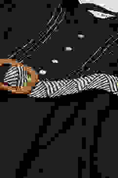 Black Rayon Straight Dress image number 1