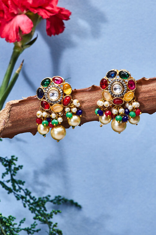 Multicolour Earrings image number 4