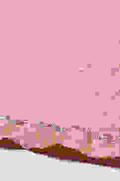 Pink Cotton Mirror work Anarkali Lehenga Set image number 3