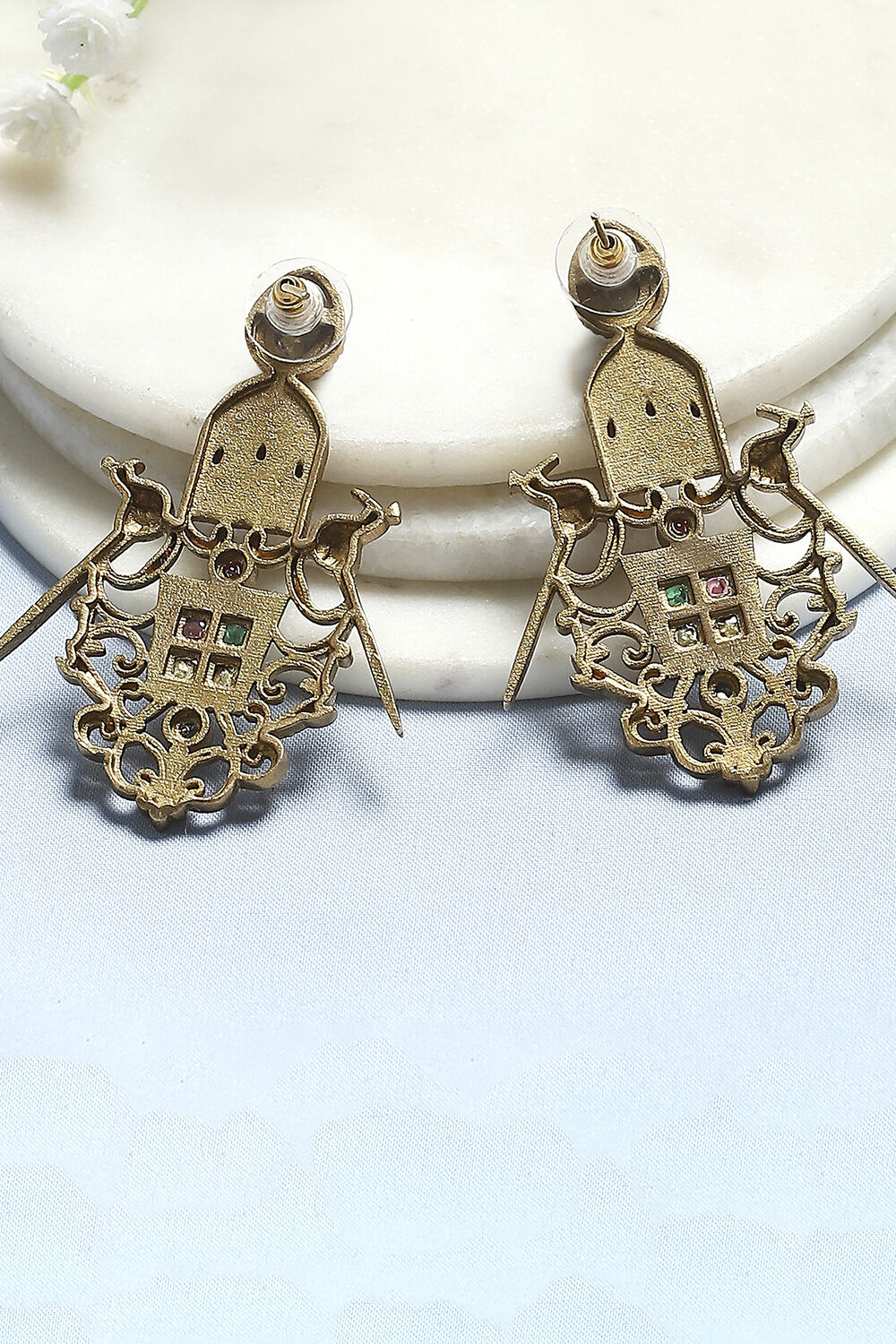 Multicolour Alloy Drop & Danglers image number 2