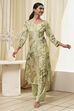 Pink Modal Floral Printed Straight Kurta Set image number 8