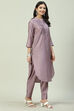 Mustard Poly Viscose Straight 2 Piece Set image number 3