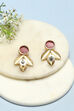 Red Brass Earrings image number 2